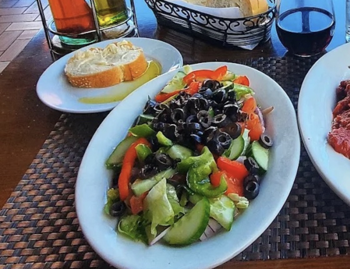 Fresh salad from Alba's Pizzeria